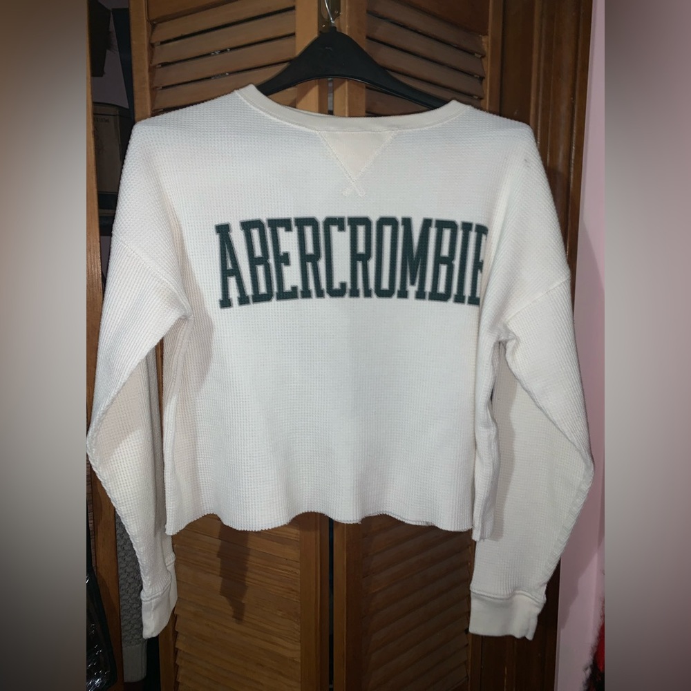 Abercrombie cropped thermal top.